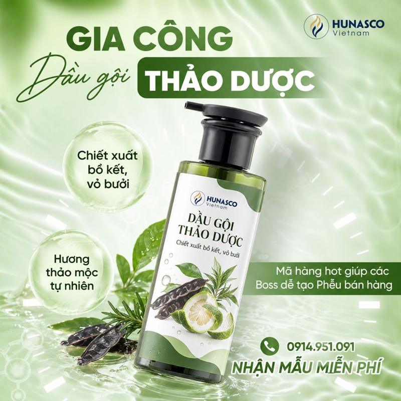 Gia công dầu gội thảo dược