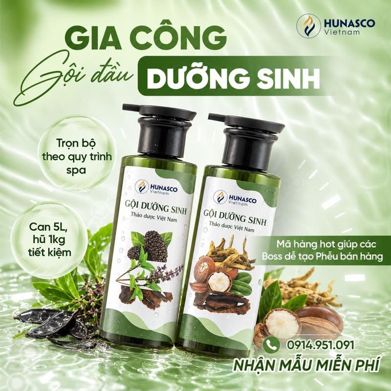 Gia công bộ gội đầu dưỡng sinh cho spa tại nhà máy Hunasco