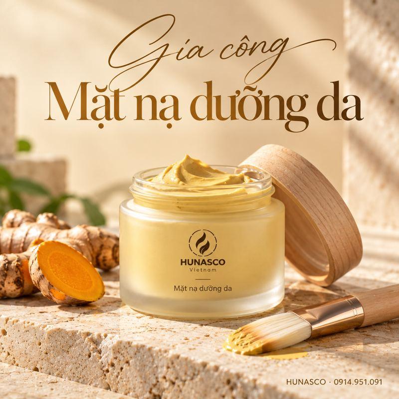 Gia công mặt nạ dưỡng da tại nhà máy Hunasco