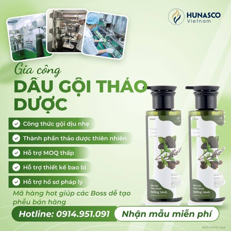 Gia công dầu gội thảo dược – ảnh 2