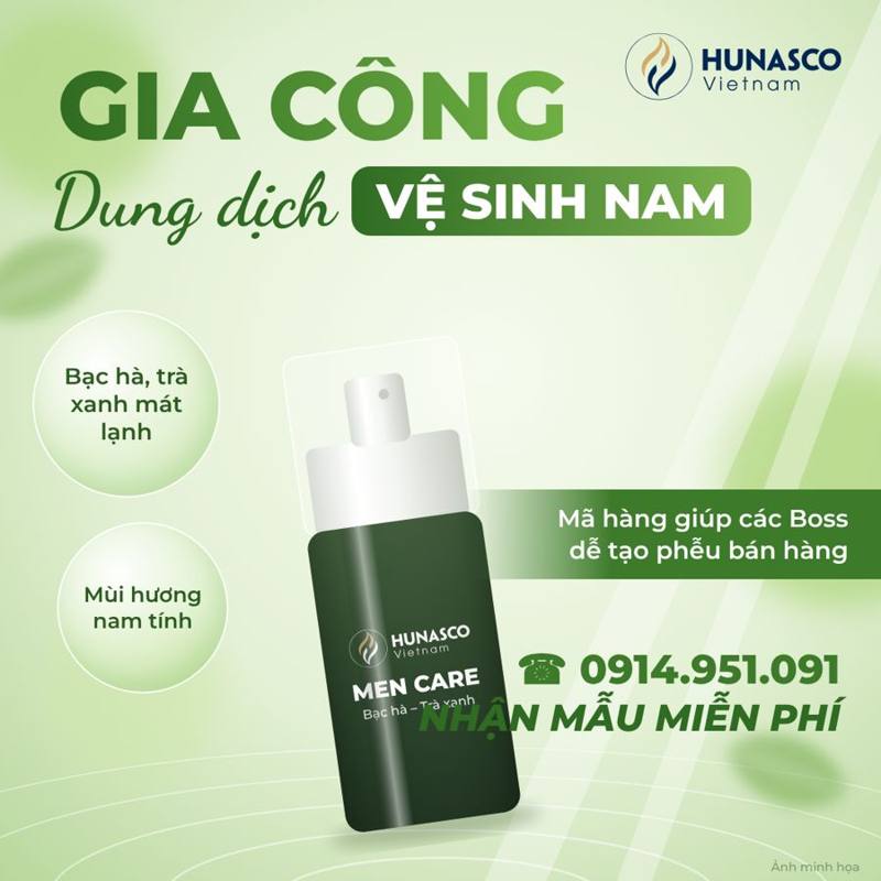 Gia công dung dịch vệ sinh nam