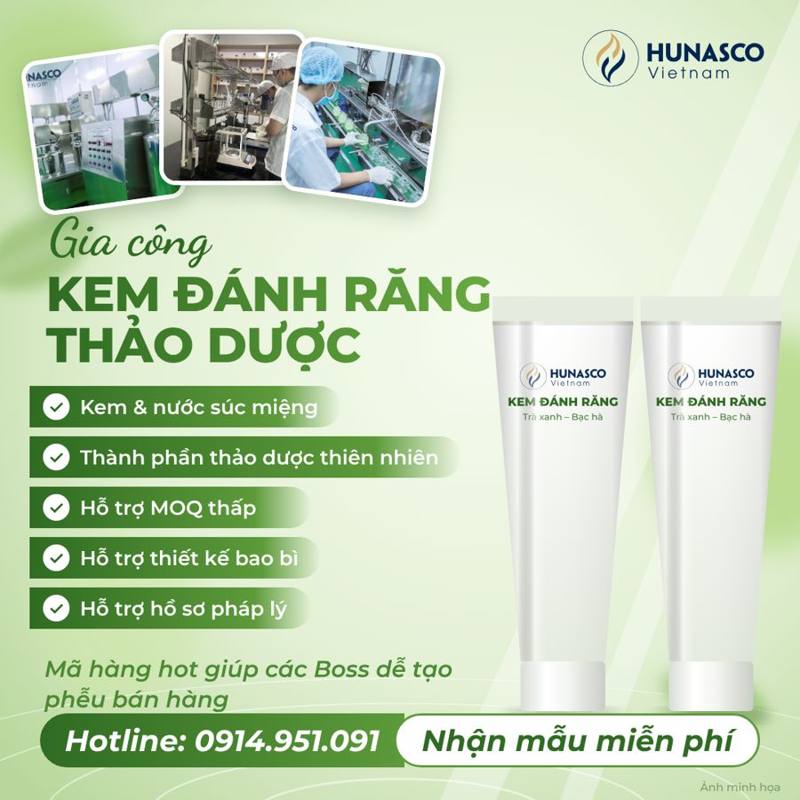 Gia công kem đánh răng & nước súc miệng thảo dược – ảnh 2