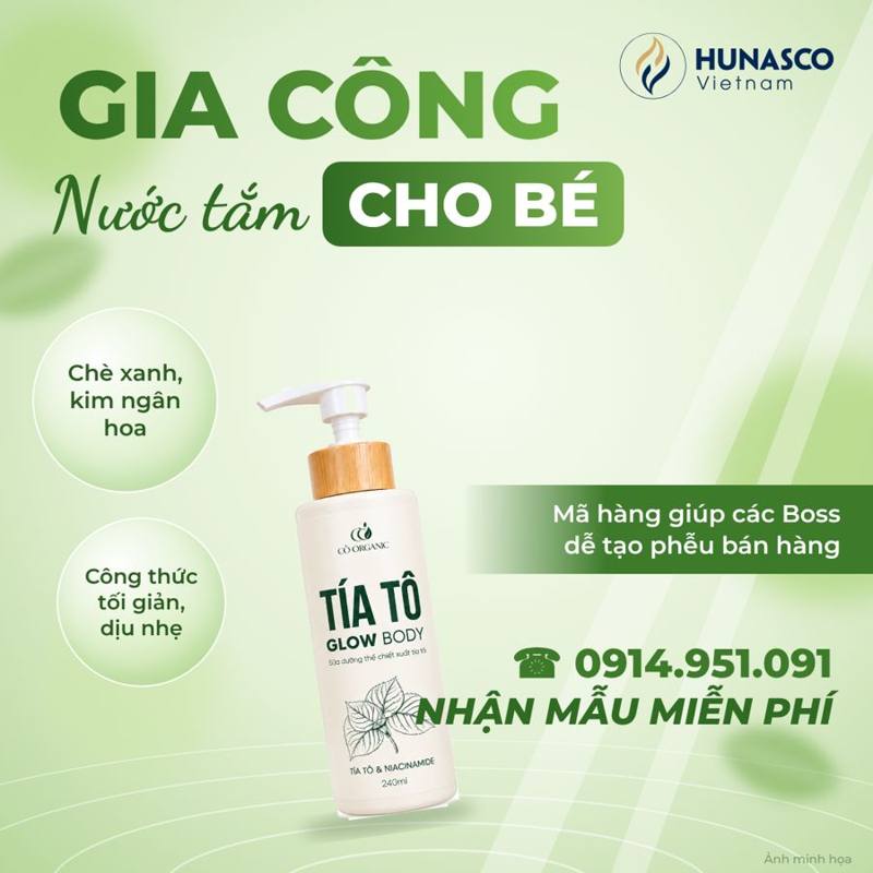 Gia công nước tắm thảo dược cho bé