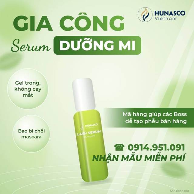 Gia công serum dưỡng mi & mày