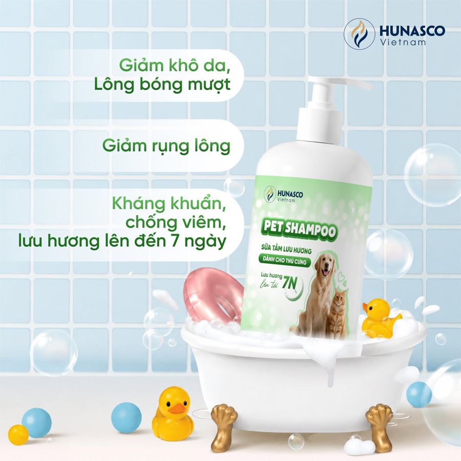 Thiết kế chai Pet Shampoo mang thương hiệu riêng